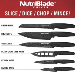 Granitestone Nutriblade 6-Piece Knife Set