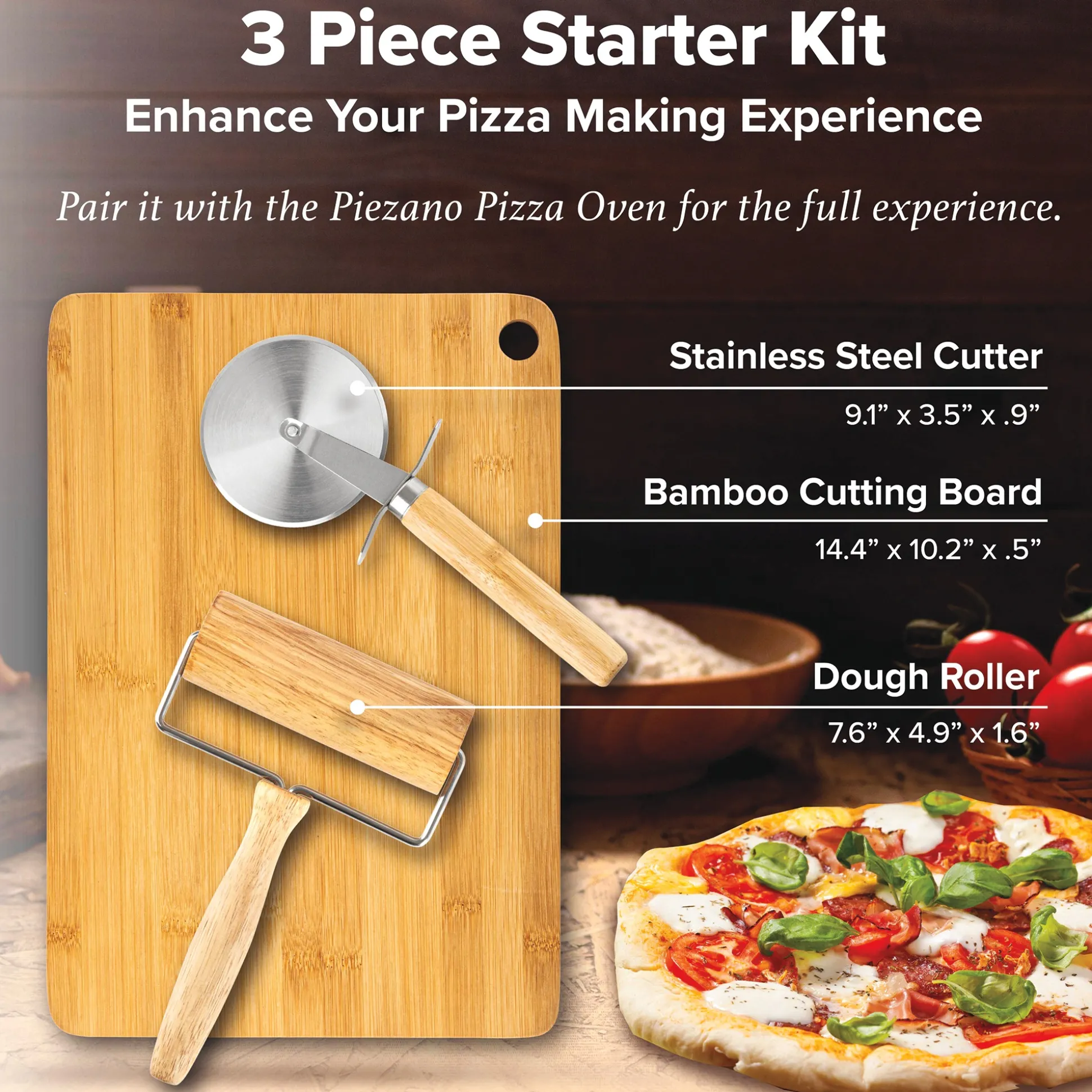 Granitestone Piezano 3-Piece Starter Kit