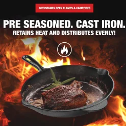 Granitestone Pre-Seasoned Cast Iron 12" Skillet