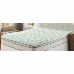 Green Tea-Infused 3" 5-Zone Memory Foam Topper