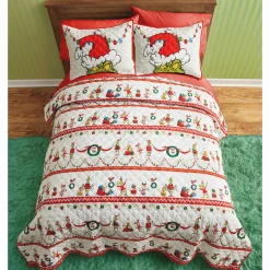 Grinchmas 3-Piece Quilt Set