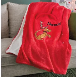 Grinch Throw