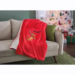 Grinch Throw