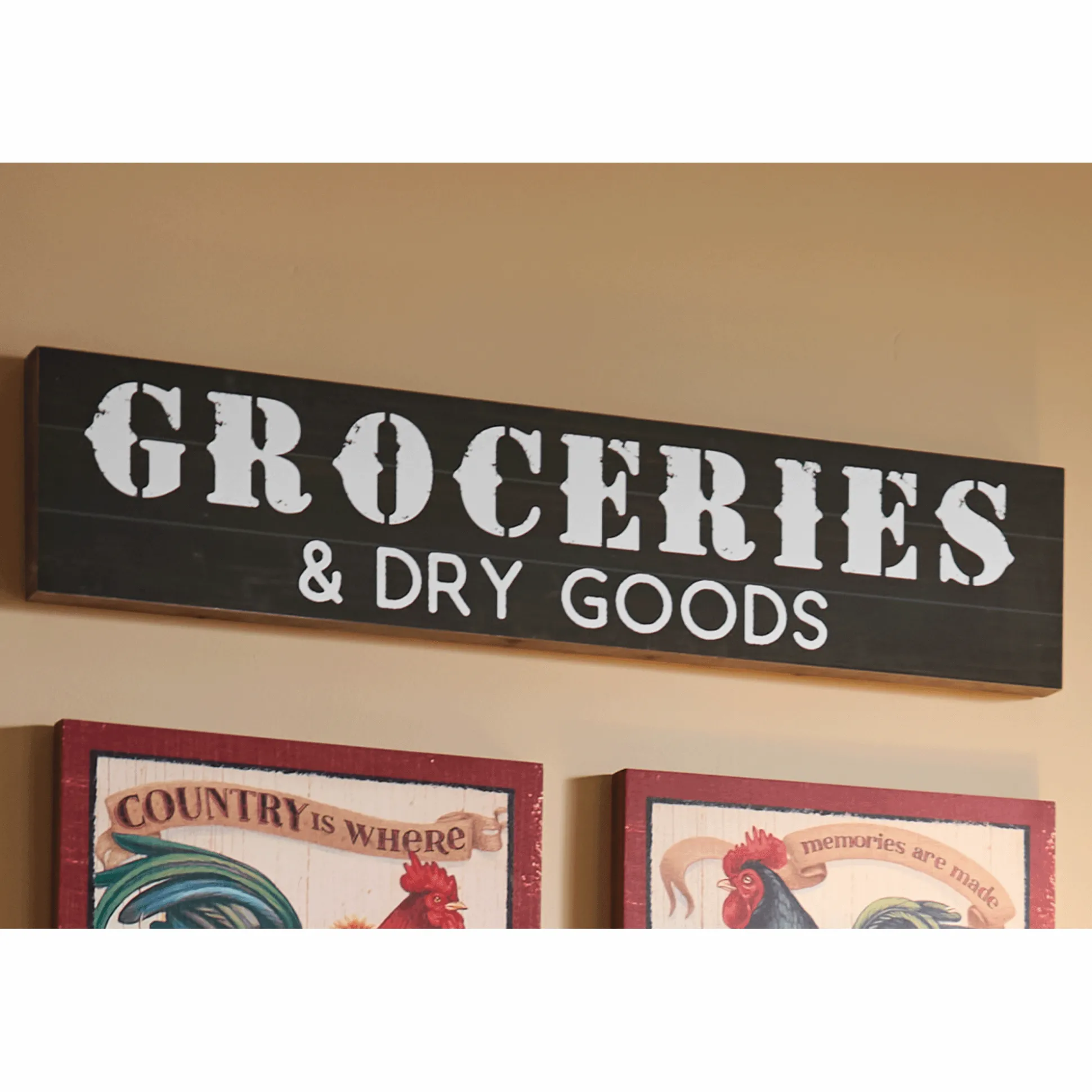Groceries Dry Goods Wall Art