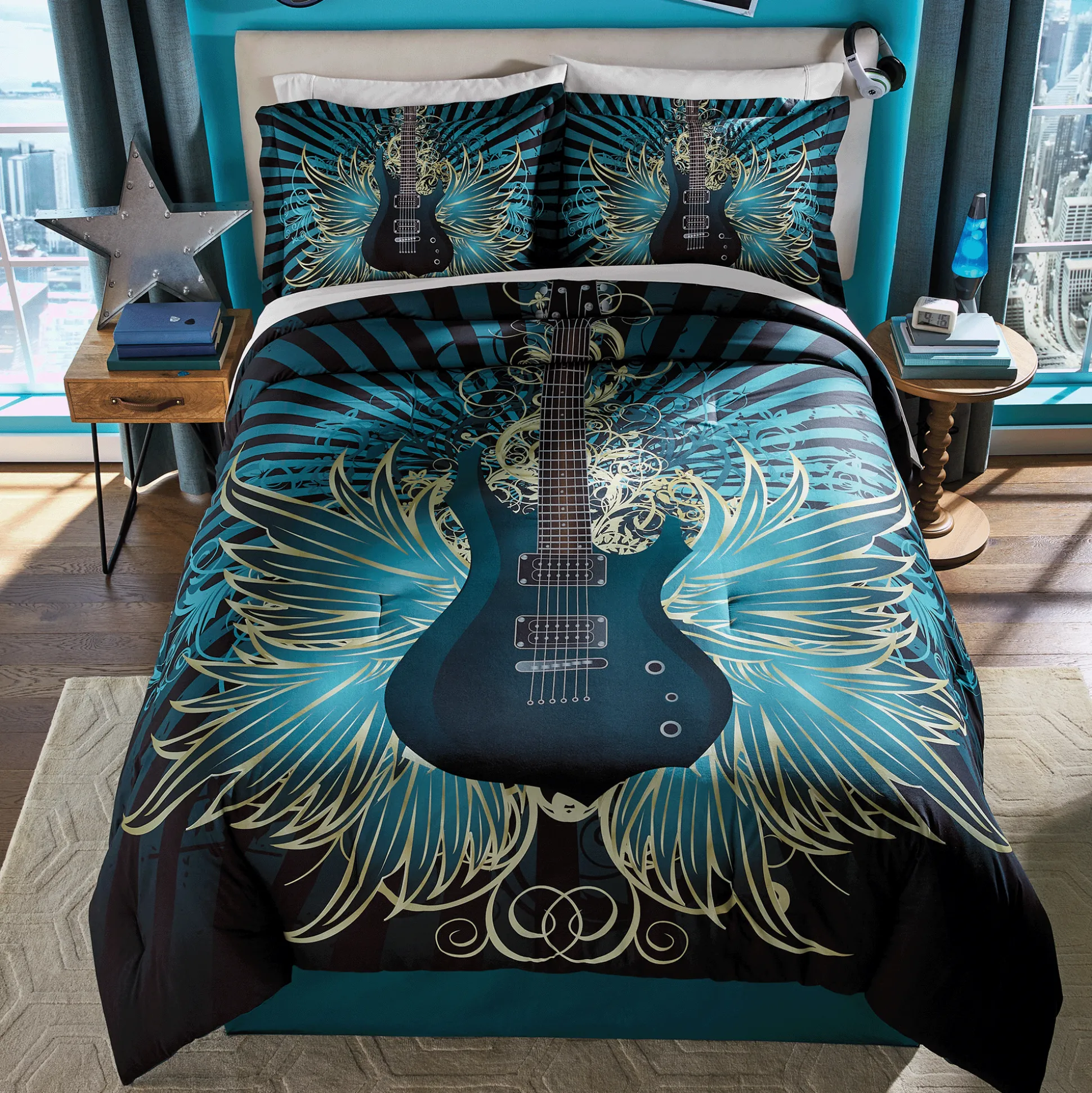 Guitar Comforter Set