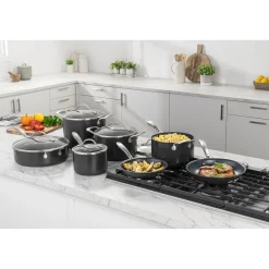 Guy Fieri Flavortown 12-Piece Laser Titanium Cookware Set