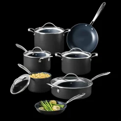 Guy Fieri Flavortown 12-Piece Laser Titanium Cookware Set