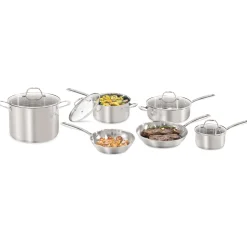 Guy Fieri Flavortown 10-Piece Stainless Steel Cookware Set