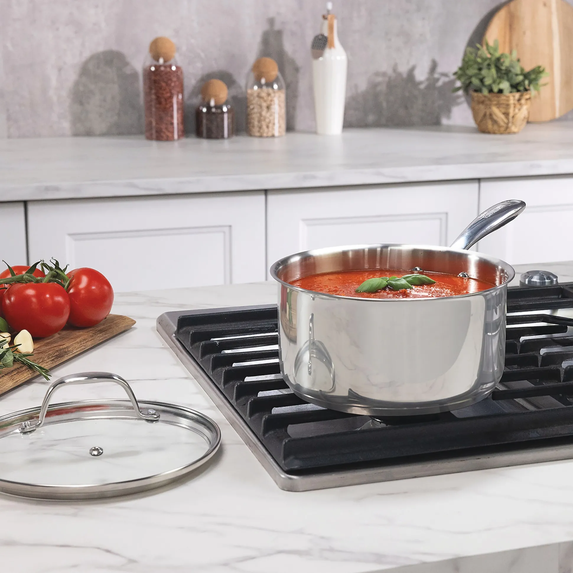 Guy Fieri Flavortown 10-Piece Stainless Steel Cookware Set