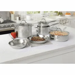 Guy Fieri Flavortown 10-Piece Stainless Steel Cookware Set