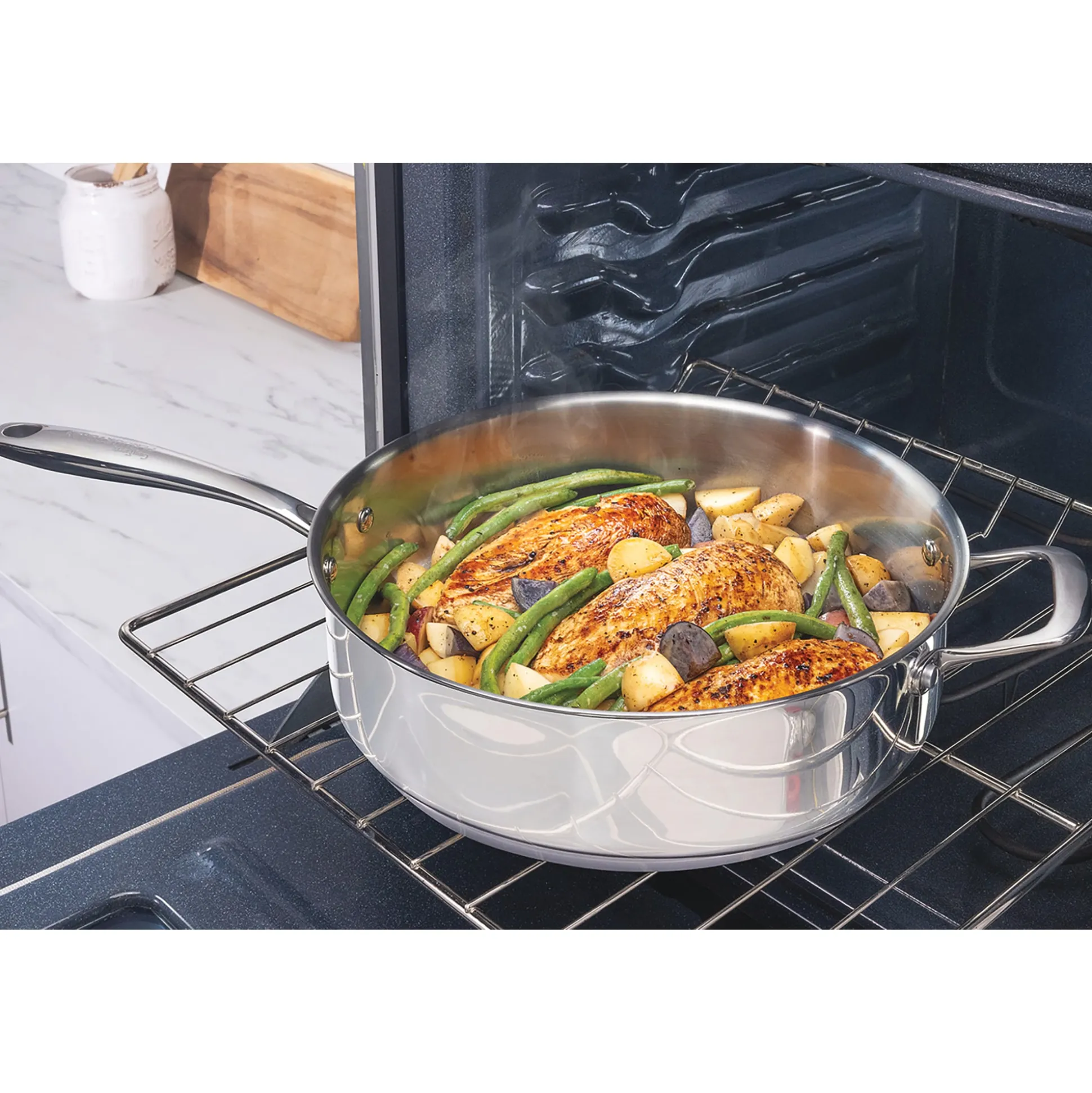 Guy Fieri Flavortown 10-Piece Stainless Steel Cookware Set