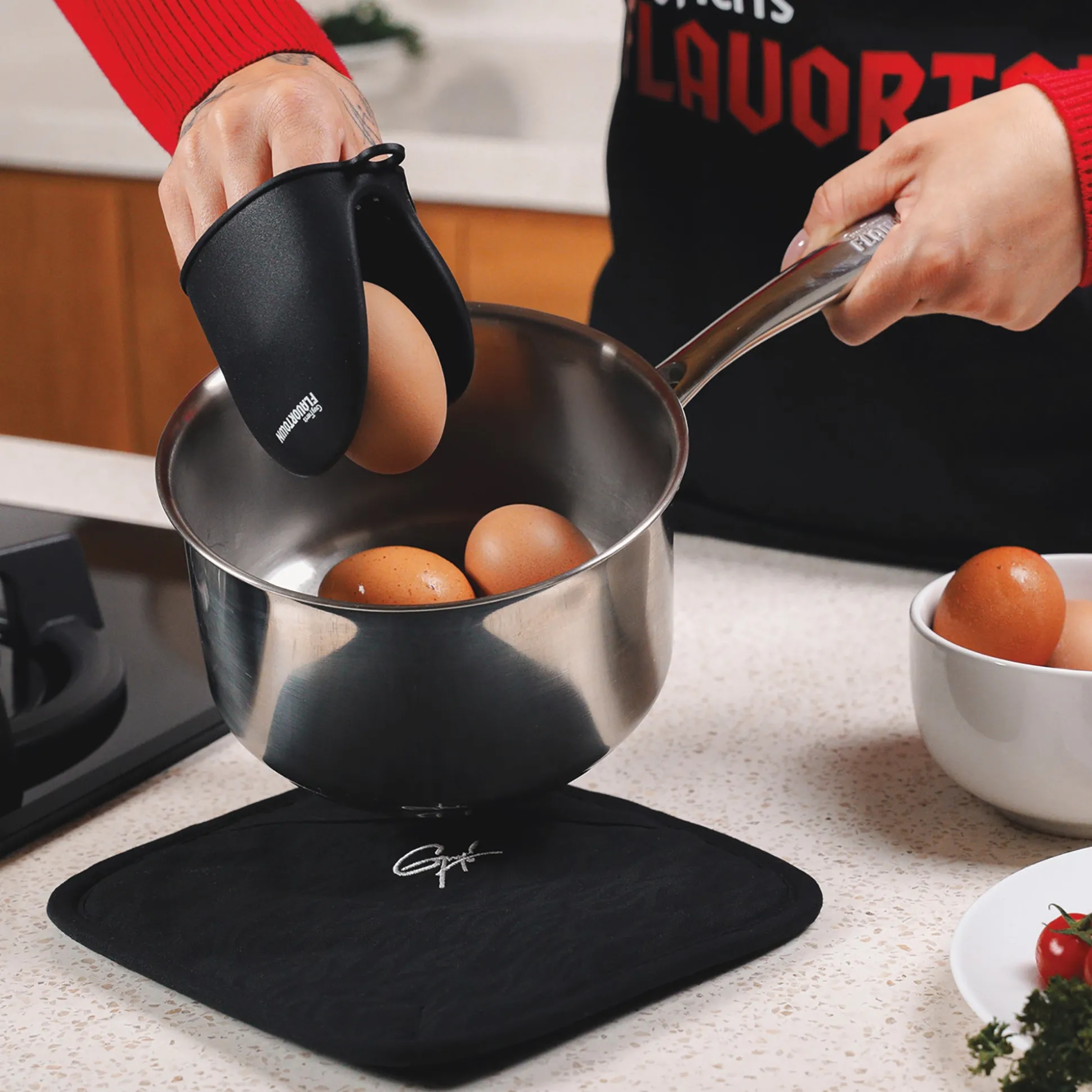 Guy Fieri Flavortown 10-Piece Stainless Steel Cookware Set