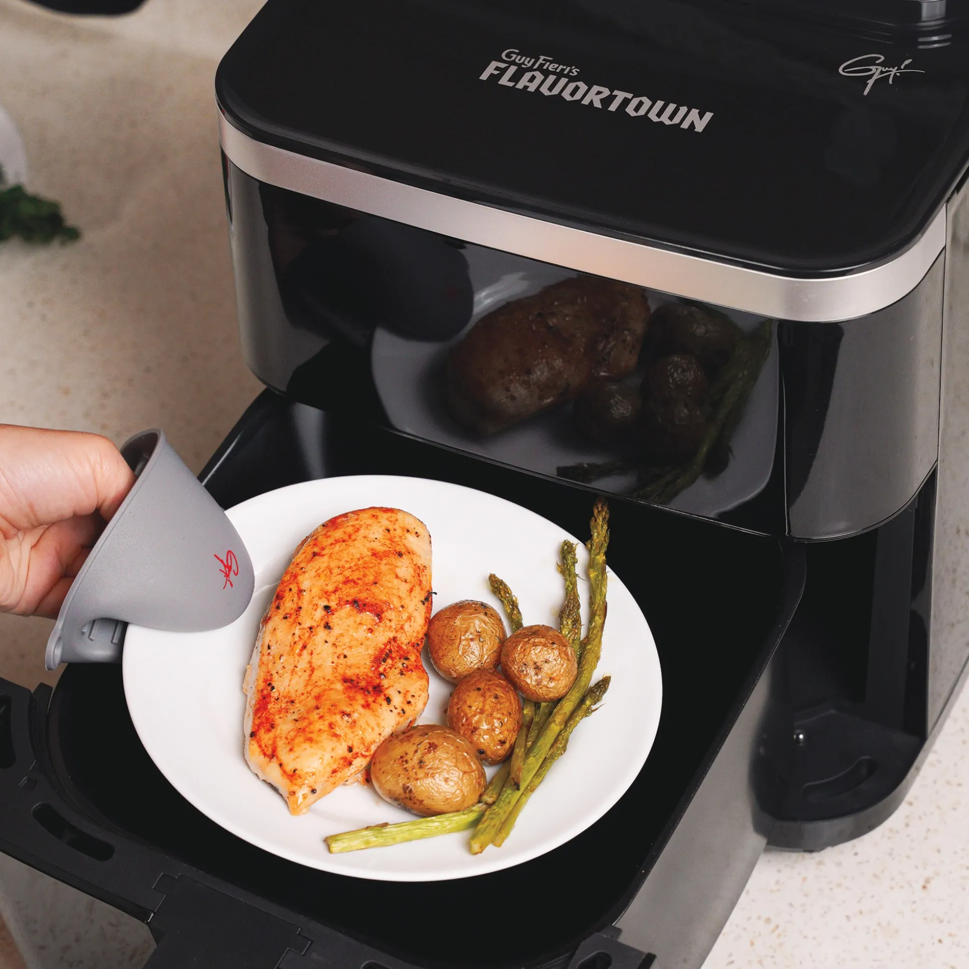 Guy Fieri Flavortown 6.5-Quart Steam Air Fryer