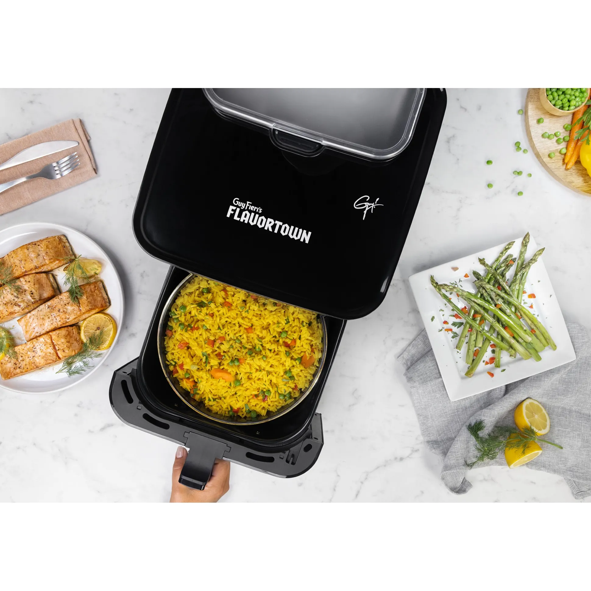 Guy Fieri Flavortown 6.5-Quart Steam Air Fryer