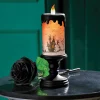 Halloween Snow Globe Flameless Candle