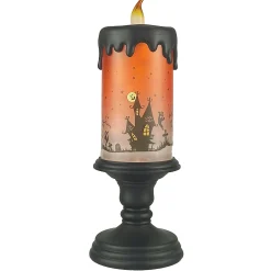 Halloween Snow Globe Flameless Candle