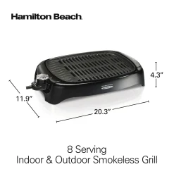 Hamilton Beach Health Smart Indoor/Outdoor Grill