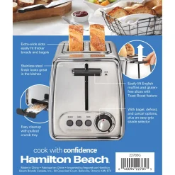 Hamilton Beach Modern Chrome 2-Slice Toaster
