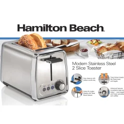 Hamilton Beach Modern Chrome 2-Slice Toaster