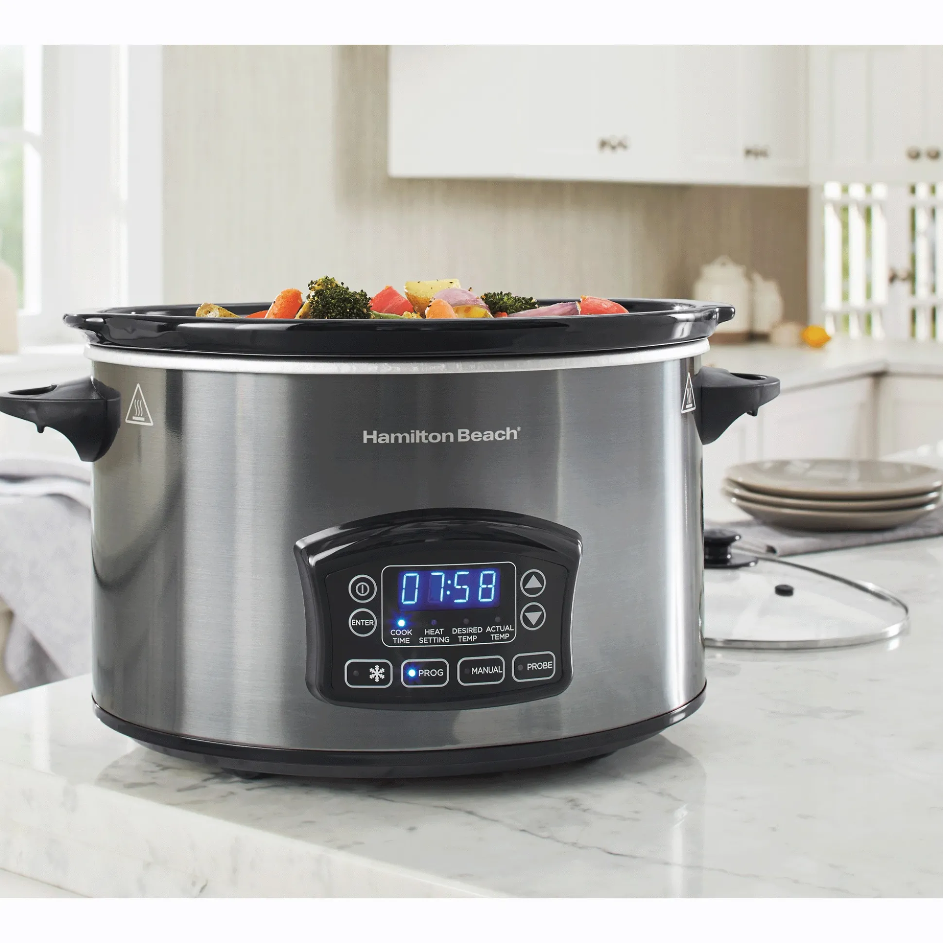 Hamilton Beach 6-Quart Programmable Defrost Slow Cooker