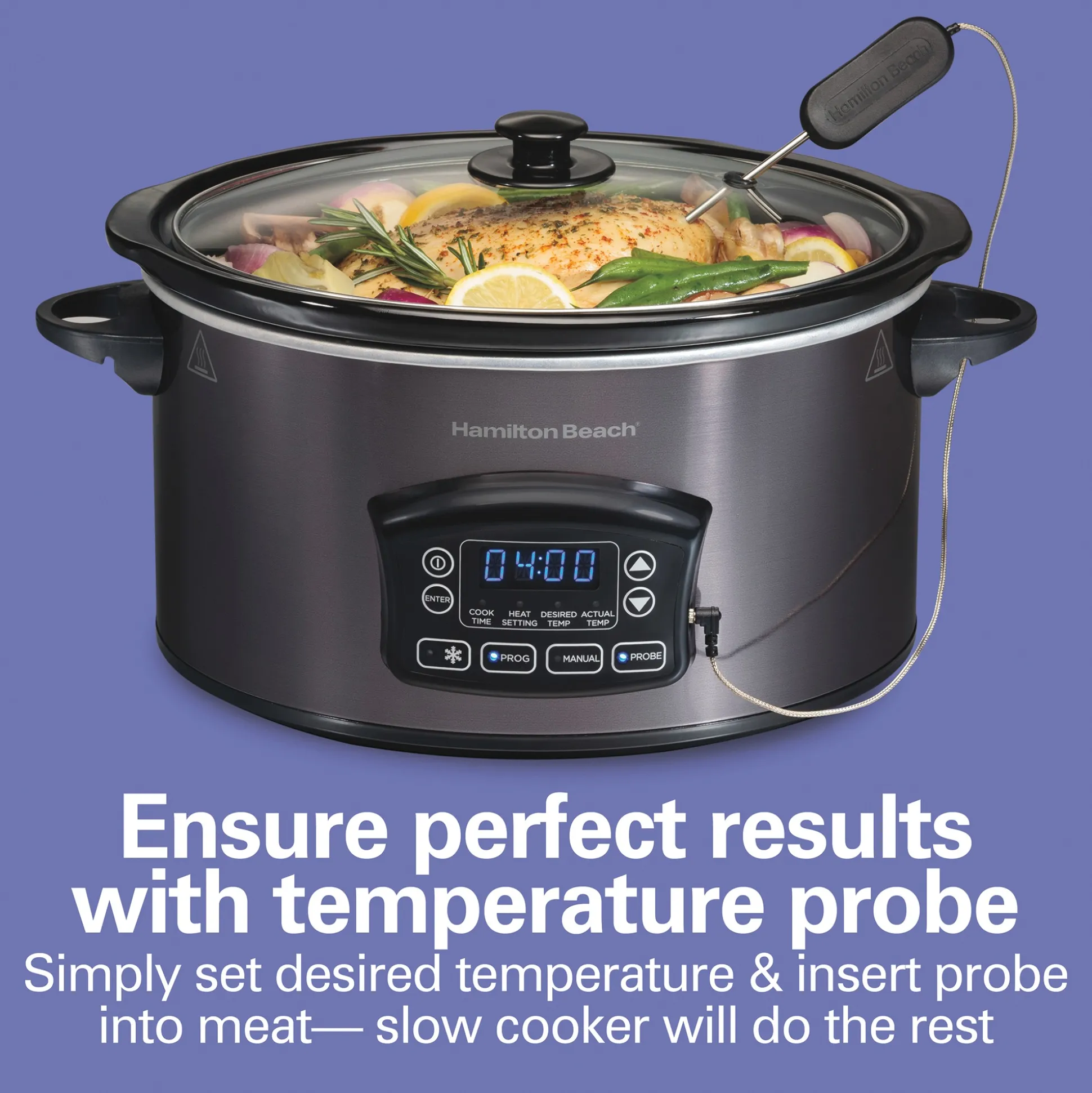Hamilton Beach 6-Quart Programmable Defrost Slow Cooker