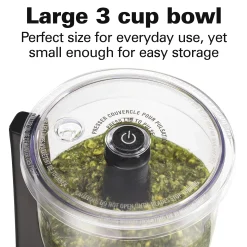 Hamilton Beach Stack & Press Food Chopper