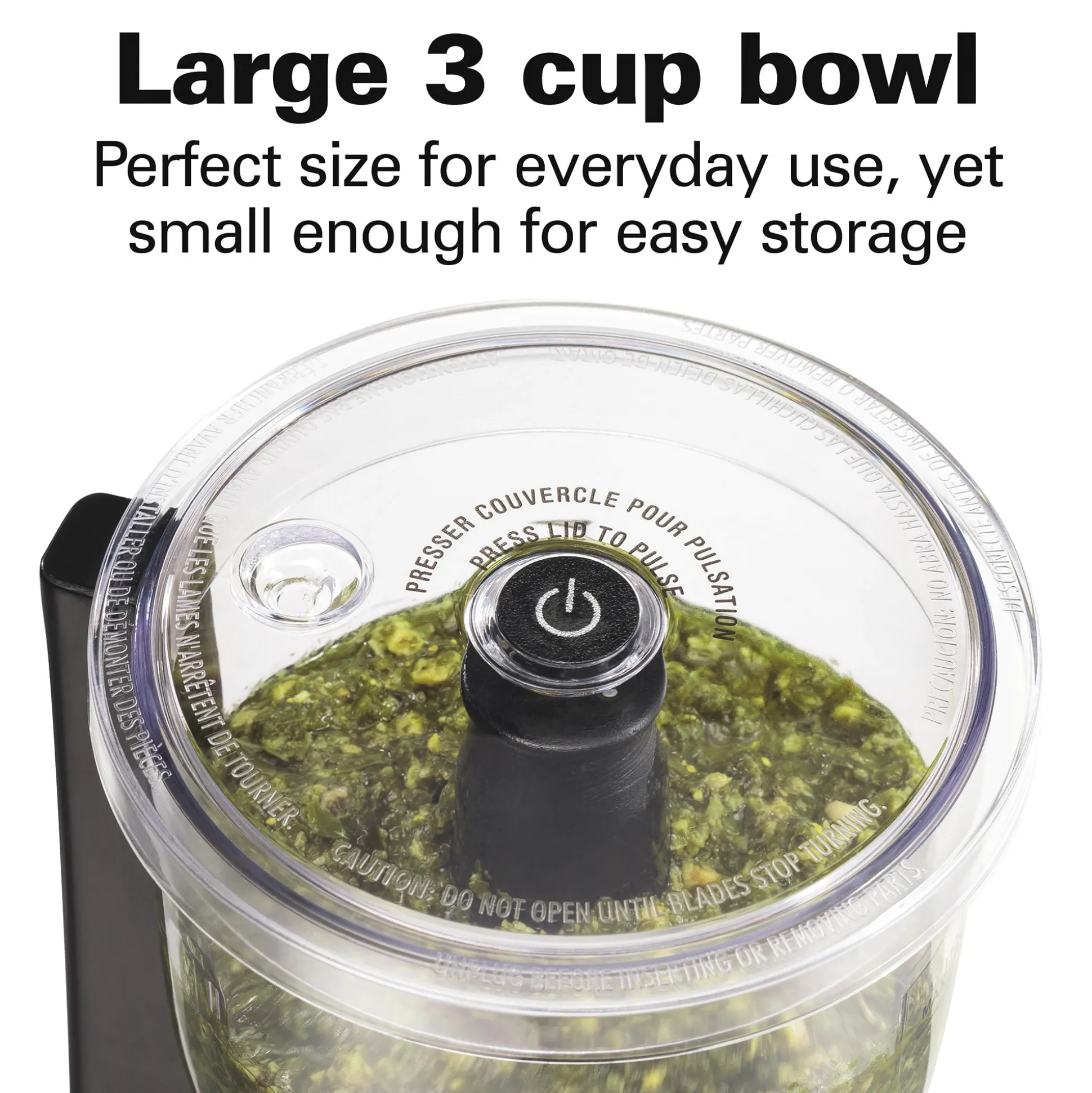 Hamilton Beach Stack & Press Food Chopper