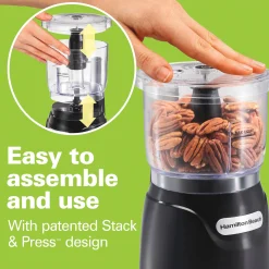 Hamilton Beach Stack & Press Food Chopper