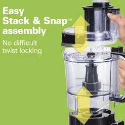 Hamilton Beach Stack & Snap Food Processor