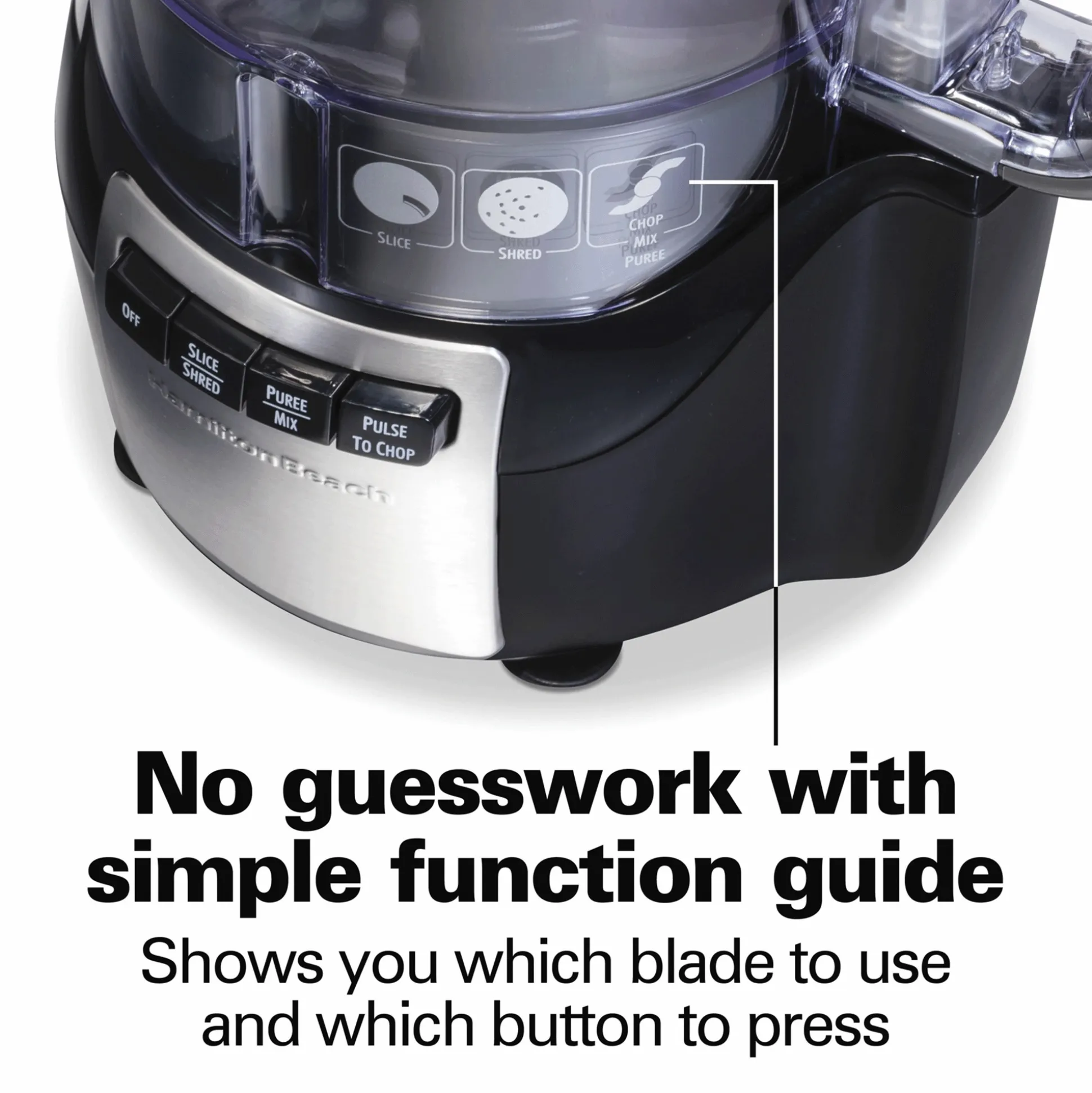 Hamilton Beach Stack & Snap Food Processor