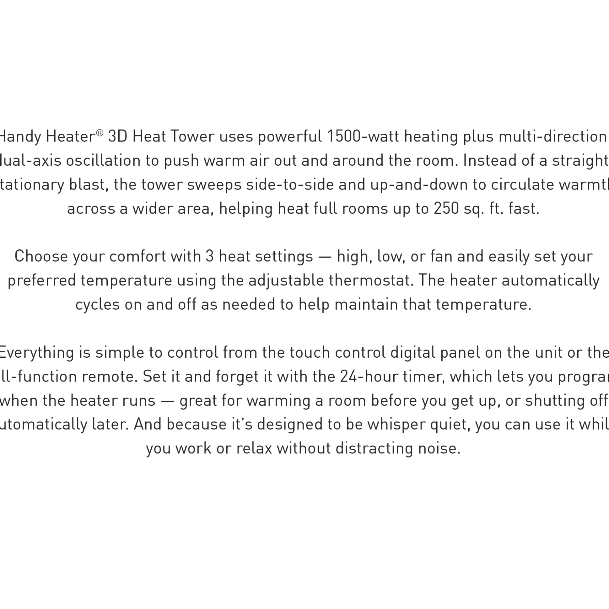 Handy Heater 3D Heat Tower