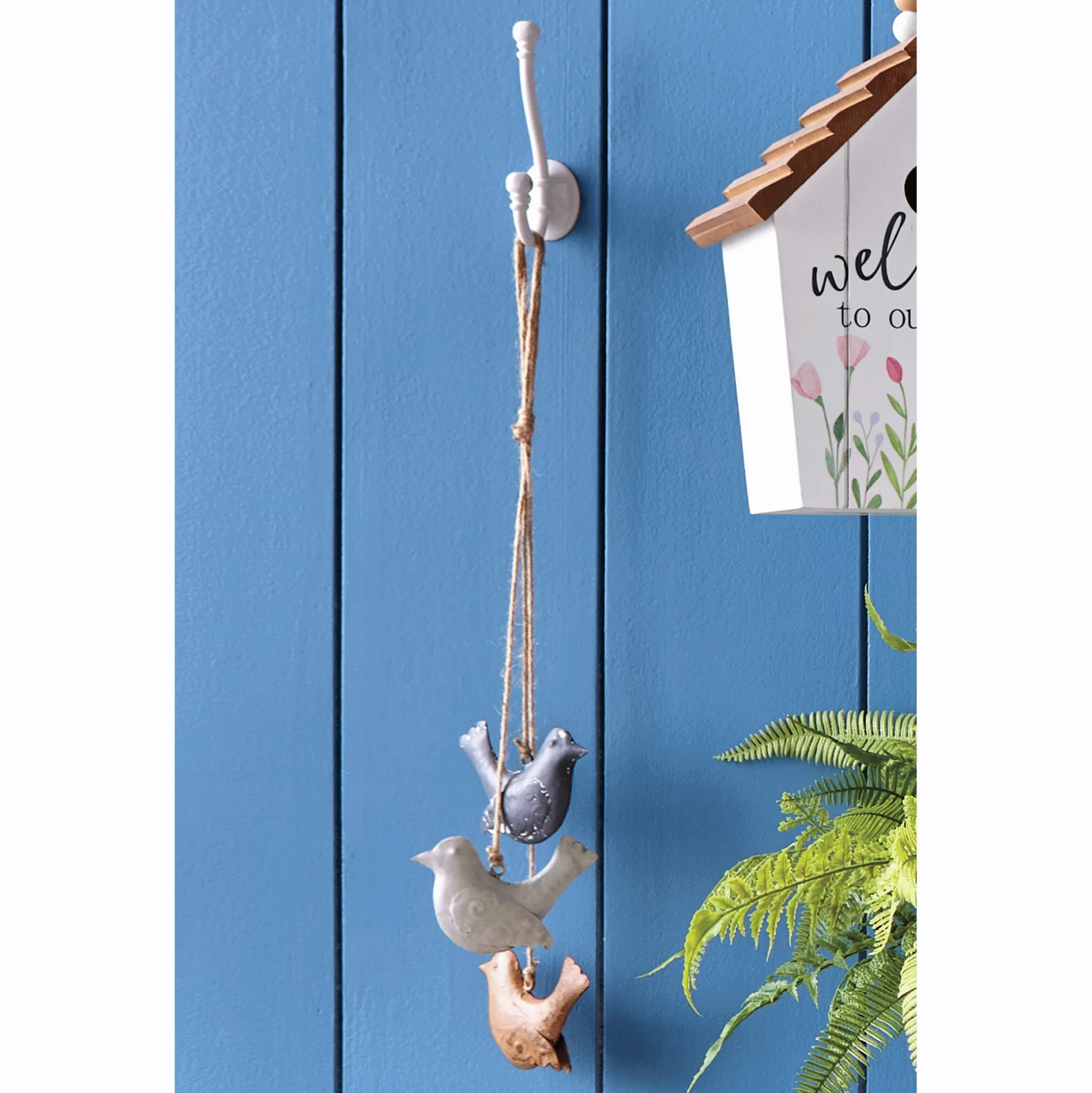 3 Hanging Birds Décor