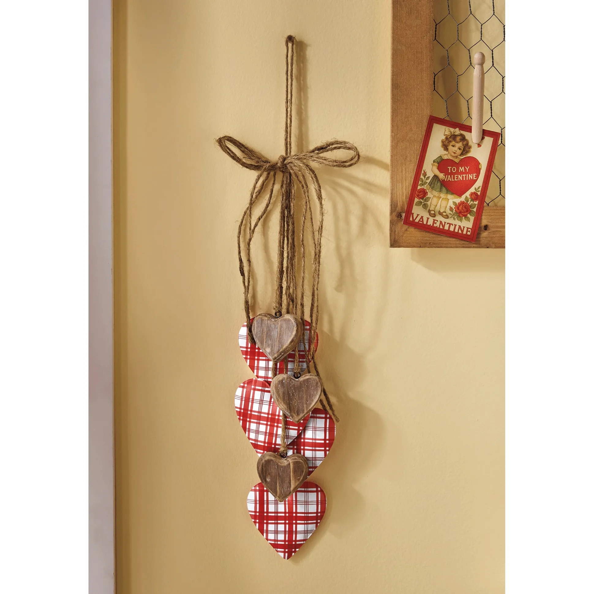 Hanging Hearts Wall Art