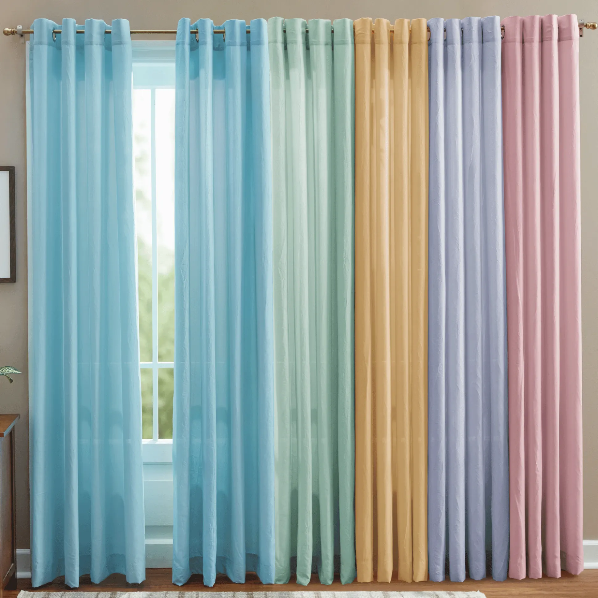 Harmony Crinkle Grommet Panel
