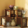 Harvest Grape Corner Shelf