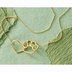 Heart Pet Necklace, Anklet or Bracelet