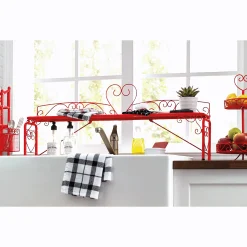 Heart Scroll Over-the-Sink Shelf