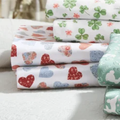 Hearts Microfiber Sheet Set