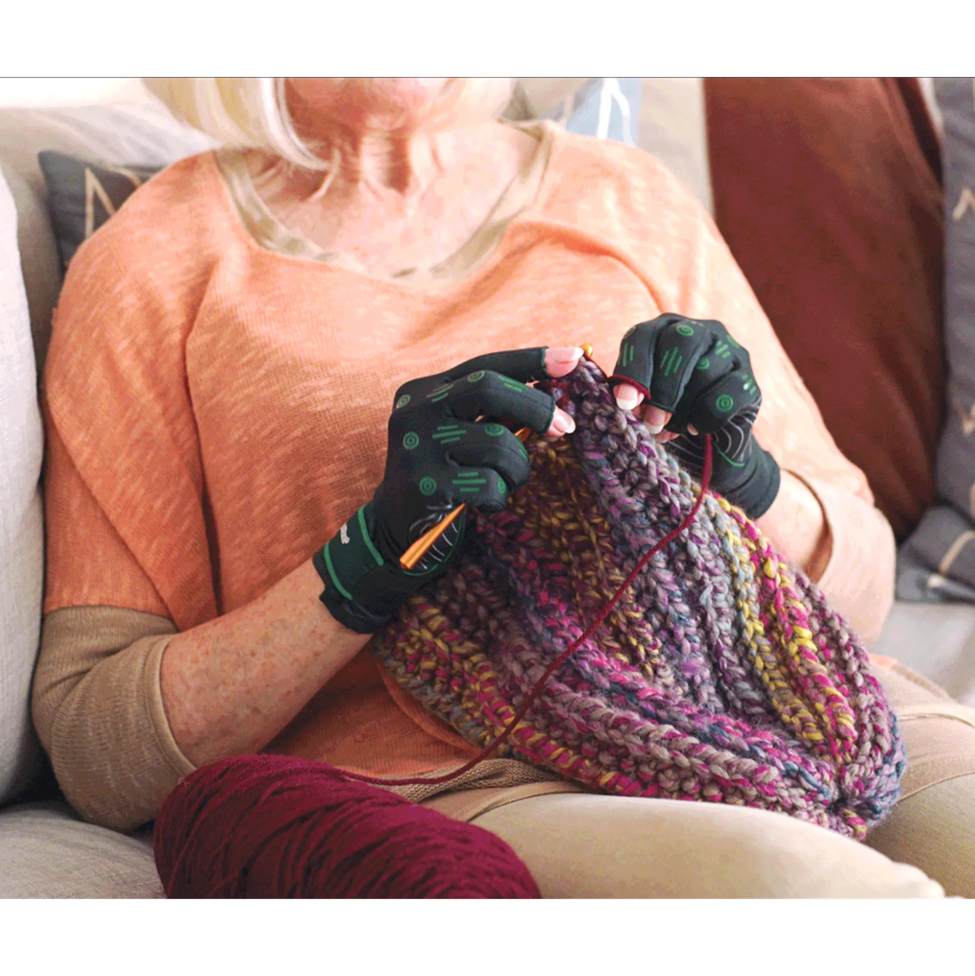 Hempvana Green Relief Gloves