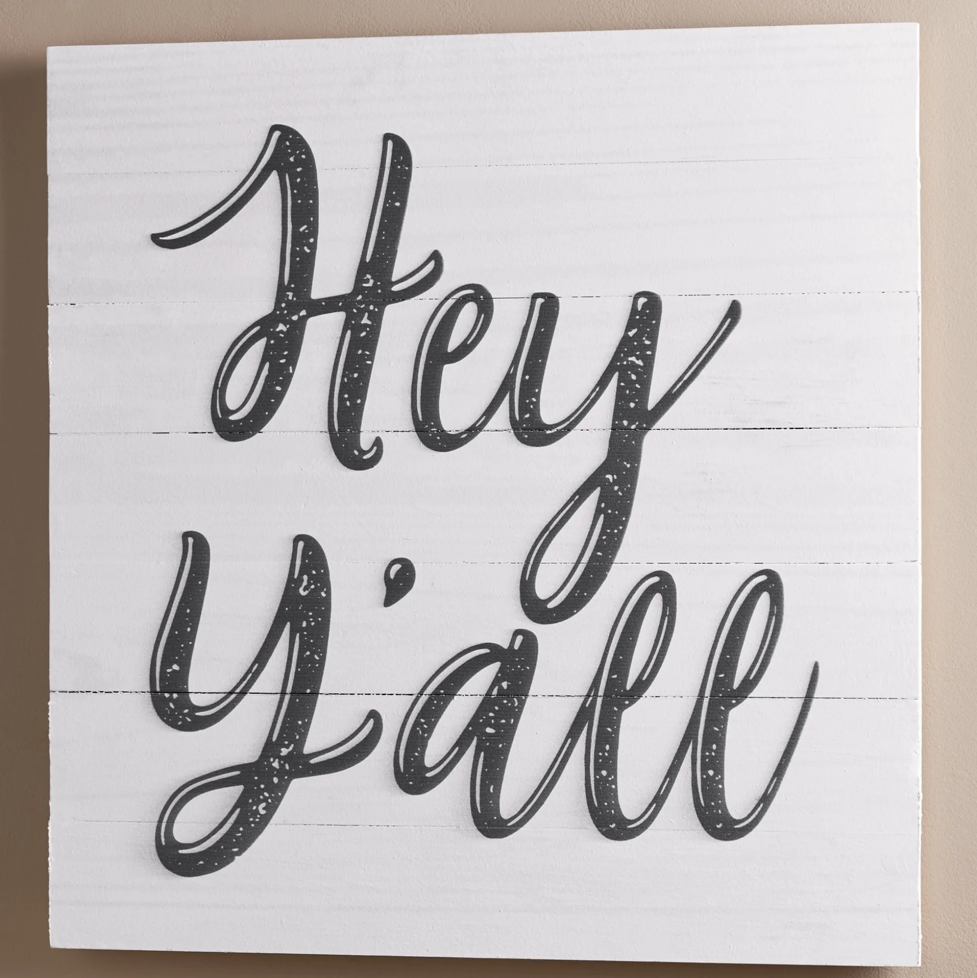 Hey Y'all Wall Art
