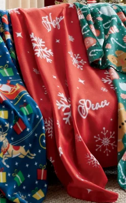 Holiday Novelty Fleece Throw
