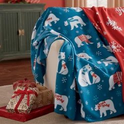 Holiday Novelty Fleece Throw