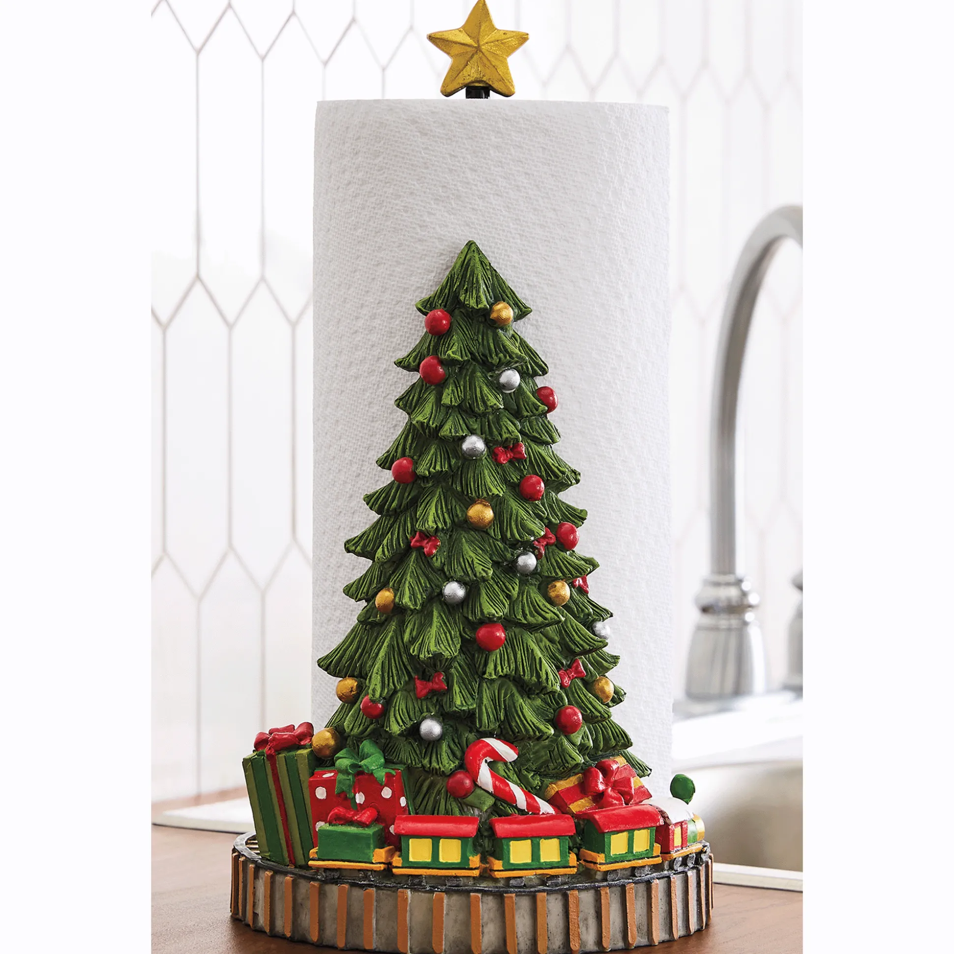 Holiday Paper Towel Holder