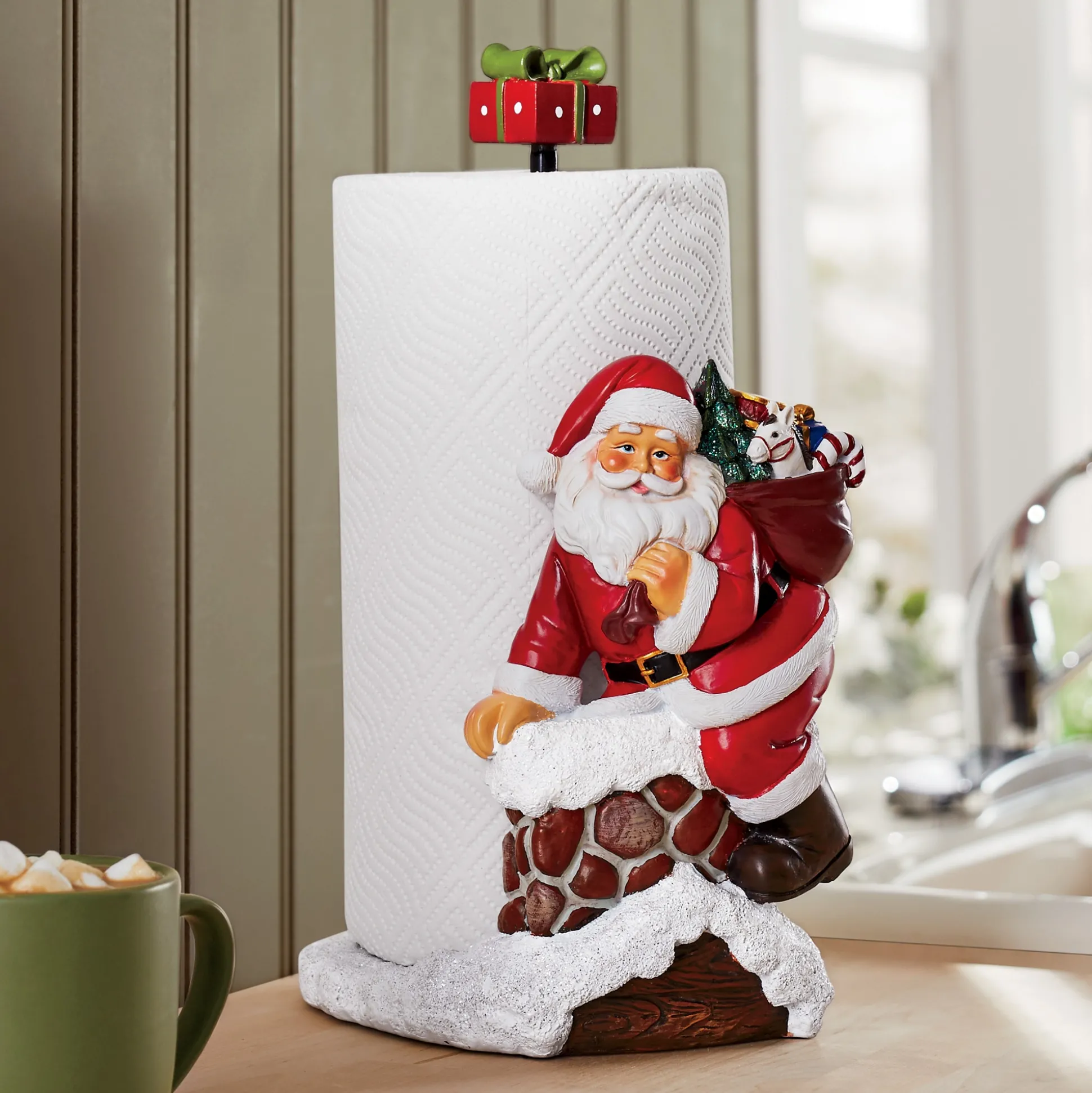 Holiday Paper Towel Holder