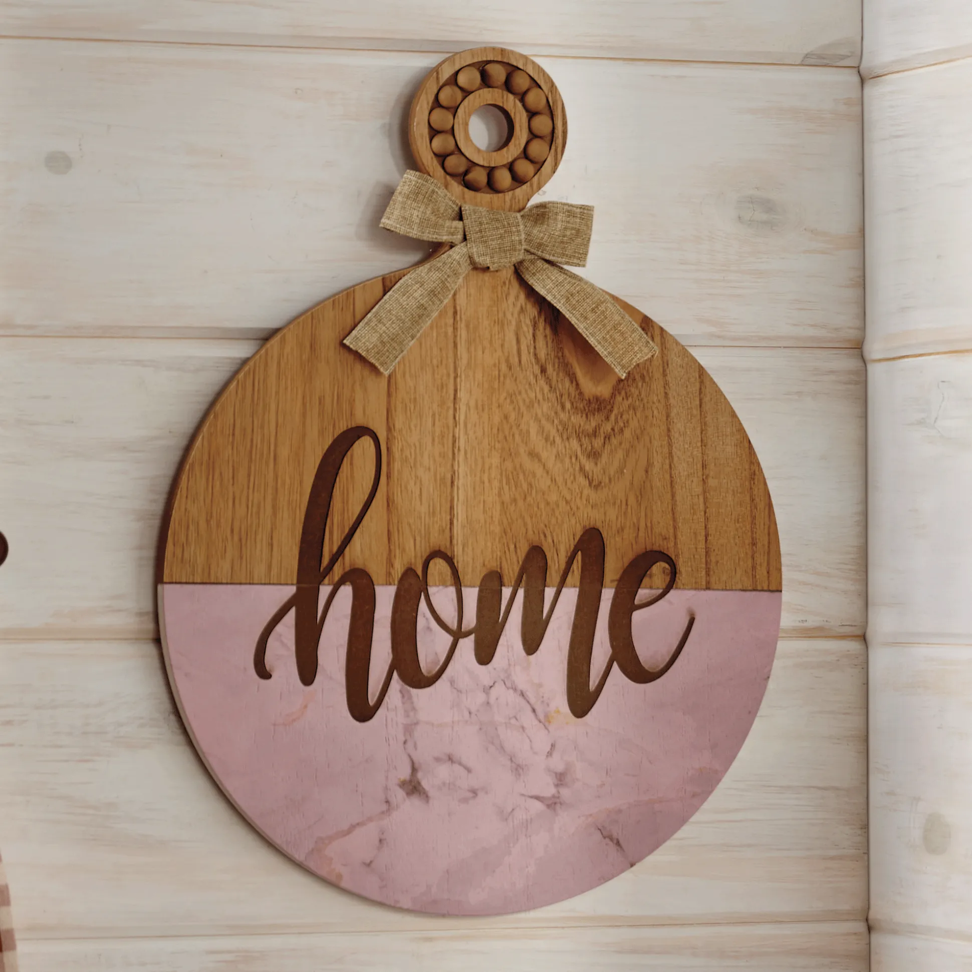 Home Two-Tone Tray Wall Décor
