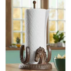 Horseshoe Paper Towel Holder