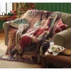 Hot Cocoa Santa Tapestry Throw