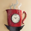 Hot Coffee Cup Wall Clock