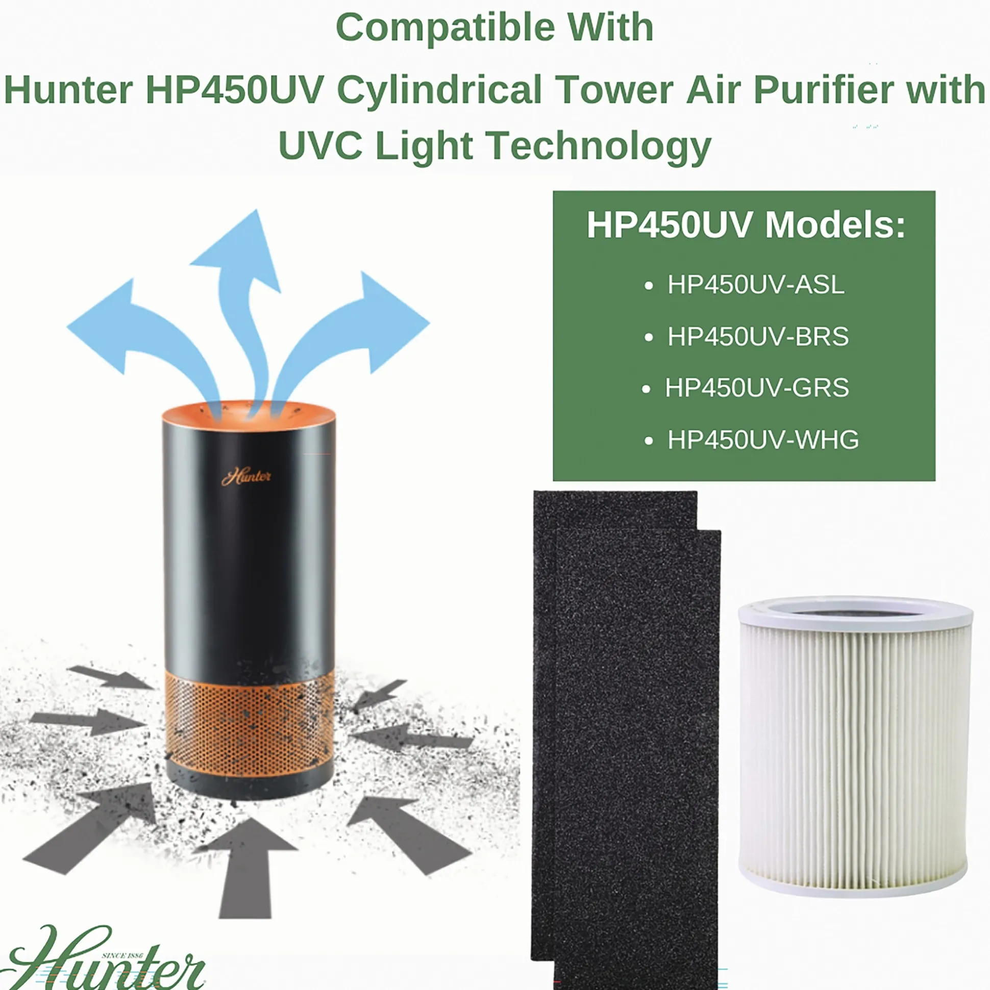 Hunter Replacement HP450 Filter Pack