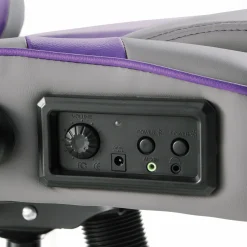Immersive Audio and Vibration Swivel Gaming Chair